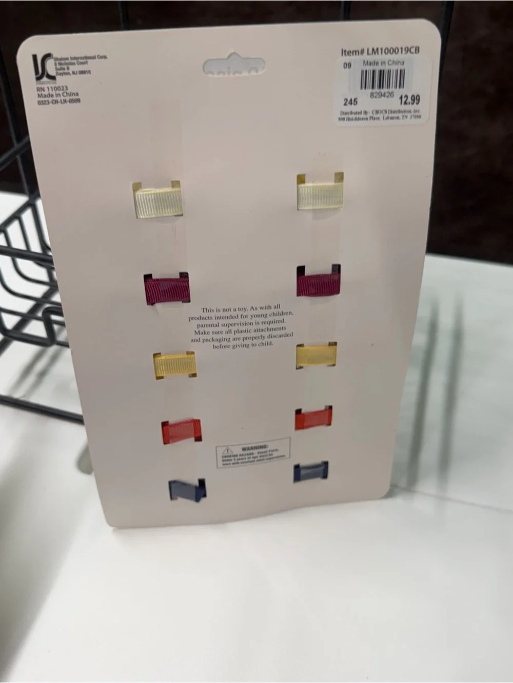 Multicolor baby Ribbon Hair Clip Set